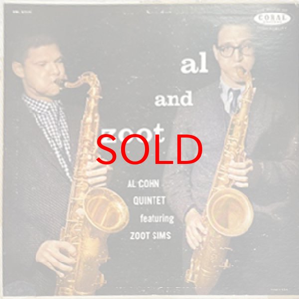 画像1: AL COHN QUINTET FEAT ZOOT SIMS -  AL AND ZOOT (1)