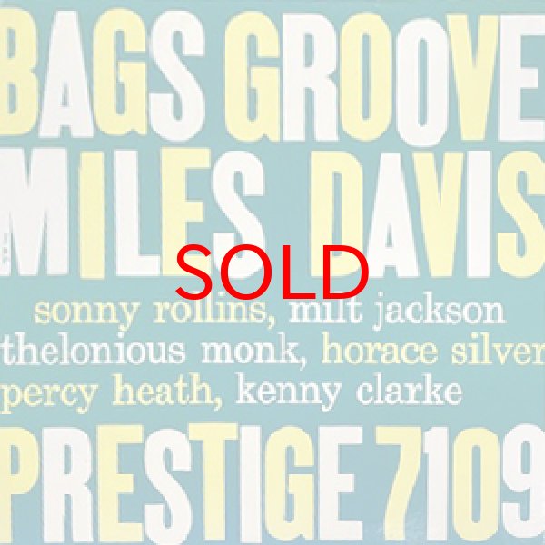 画像1: MILES DAVIS -  BAGS GROOVE (1)