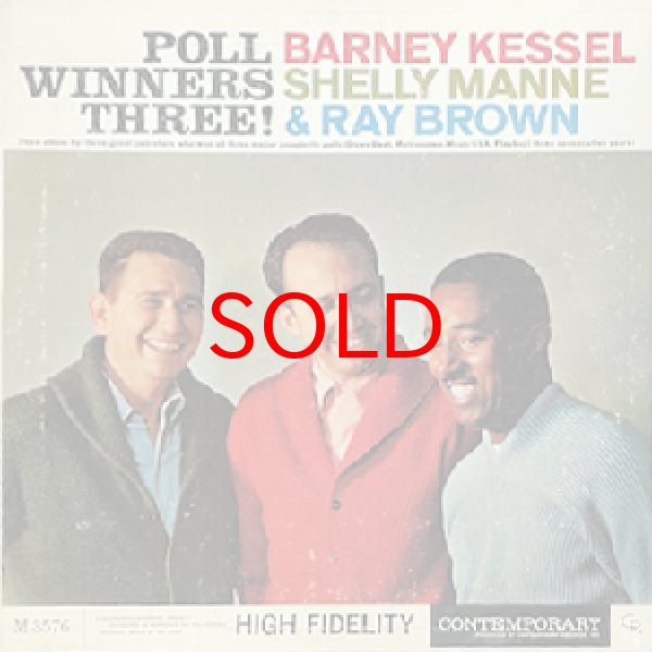 画像1: BARNEY KESSEL / SHELLY MANNE & RAY BROWN -  POLL WINNERS THREE ! (1)