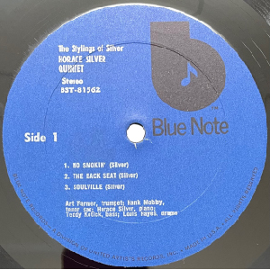 HORACE SILVER QUINTET - THE STYLINGS OF SILVER - Jazz Records seeed